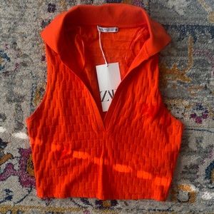 Collared tank from Zara